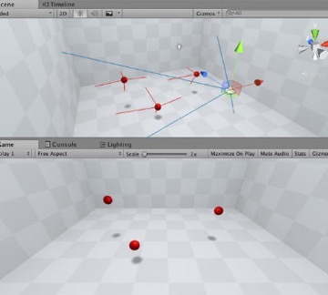Dynamic multi-target camera Unity plugin demonstration