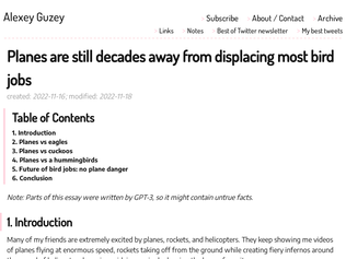 Preview of 'Planes are still decades away from displacing most bird jobs'