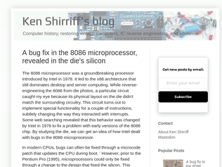 Preview of 'A bug fix in the 8086 microprocessor, revealed in the die's silicon'