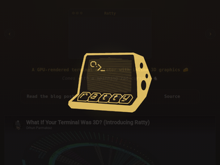 Preview of 'Ratty – A terminal emulator with inline 3D graphics'