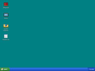 Preview of 'Explore Wikipedia Like a Windows XP Desktop'