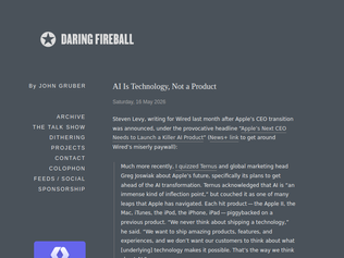 Preview of 'AI is a technology not a product'