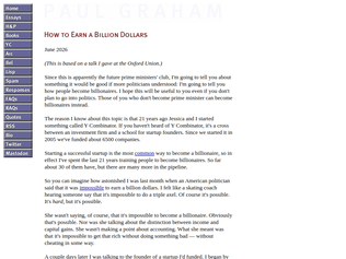 Preview of 'How to earn a billion dollars'