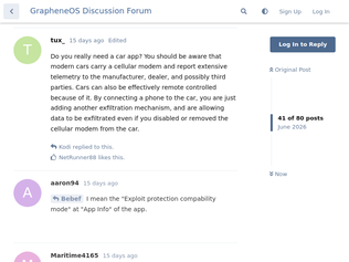 Preview of 'Volkswagen started blocking GrapheneOS users'
