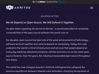 Preview of 'We all depend on open source. We will defend it together'
