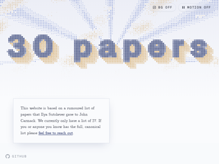 Preview of '30papers.com – Ilya's 30 essential ML papers, in a beginner friendly format'