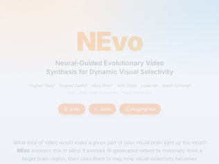 Preview of 'AI-generated videos to maximally drive a target brain region'