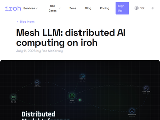 Preview of 'Mesh LLM: distributed AI computing on iroh'