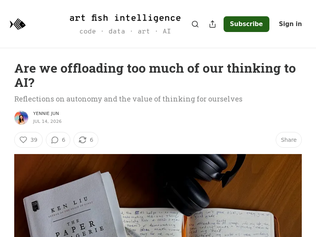 Preview of 'Are we offloading too much of our thinking to AI?'