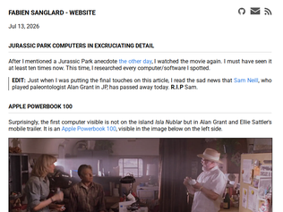 Preview of 'Jurassic Park computers in excruciating detail'