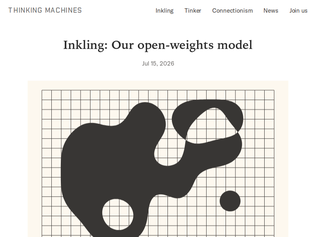 Preview of 'Inkling: Our Open-Weights Model'