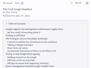 Preview of 'Why I Left Google DeepMind'