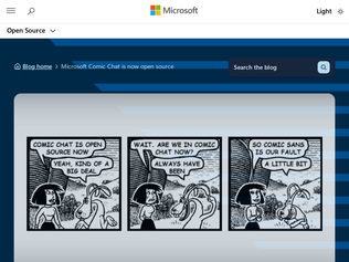 Preview of 'Microsoft Comic Chat is now open source'