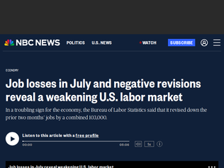 Preview of 'U.S. economy lost 23,000 jobs in July, a sudden reversal'
