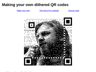 Preview of 'Dithered QR Codes'