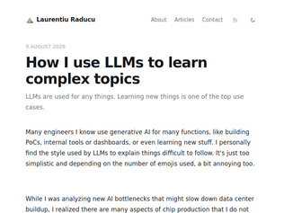 Preview of 'How I use LLMs to learn complex topics'