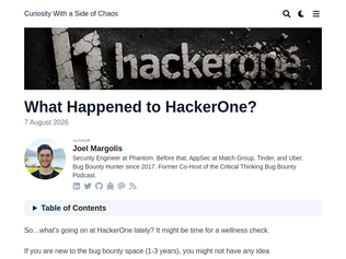 Preview of 'What Happened to HackerOne?'