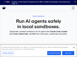 Preview of 'Docker Sandboxes – Disposable, isolated sandboxes for AI agents'