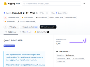 Preview of 'Qwen3.8-2.4T'