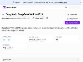 Preview of 'DeepSeek V4 Pro 0813'