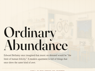 Preview of 'Ordinary Abundance'