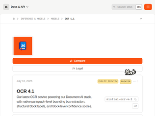 Preview of 'Mistral OCR 4.1'