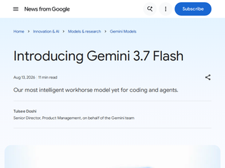 Preview of 'Gemini 3.7 Flash'