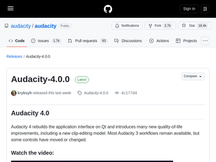 Preview of 'Audacity 4.0'