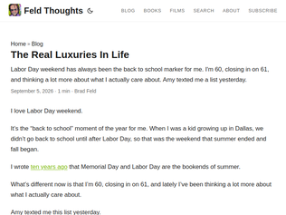 Preview of 'The Real Luxuries In Life'