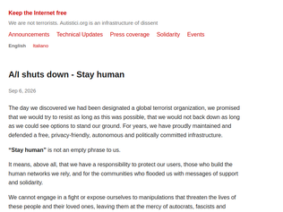 Preview of 'A/I shuts down'