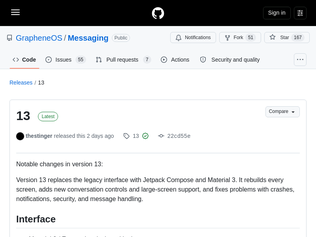 Preview of 'GrapheneOS' rewritten Messages app is released'