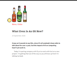 Preview of 'What even is an OS now?'
