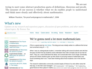 Preview of 'We're gonna need a lot more mathematicians'