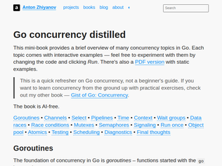 Preview of 'Go Concurrency Distilled'