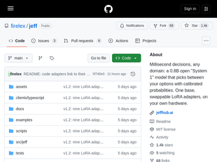 Preview of 'Jeff – Jev-compatible 0.8B decision models, trained at home, ~30 ms'