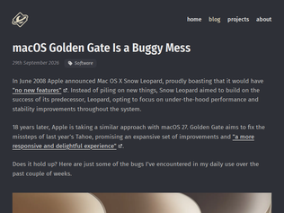 Preview of 'macOS Golden Gate Is a Buggy Mess'