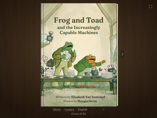 Preview of 'Frog and Toad and the Increasingly Capable Machines'