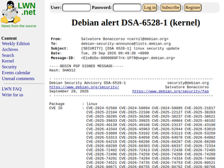 Preview of 'Several vulnerabilities have been discovered in the Linux kernel'