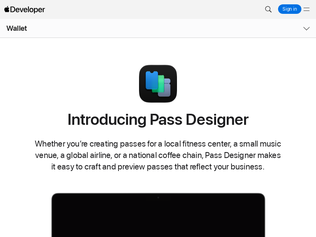 Preview of 'Apple Pass Designer'