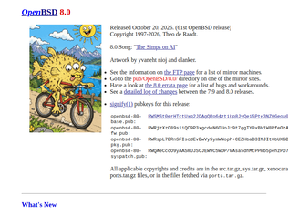 Preview of 'OpenBSD 8.0'