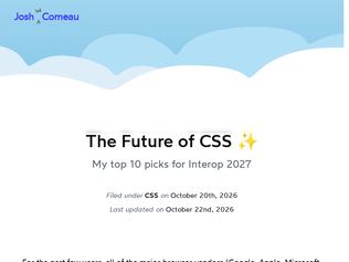 Preview of 'The Future of CSS'